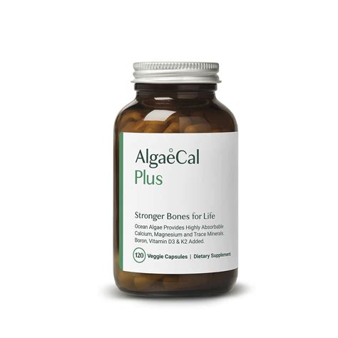 Buy ALGAECAL Plus - Based Calcium Supplement with K2 MK-7 & D3 (1600 IU), Magnesium & 13 Trace ...