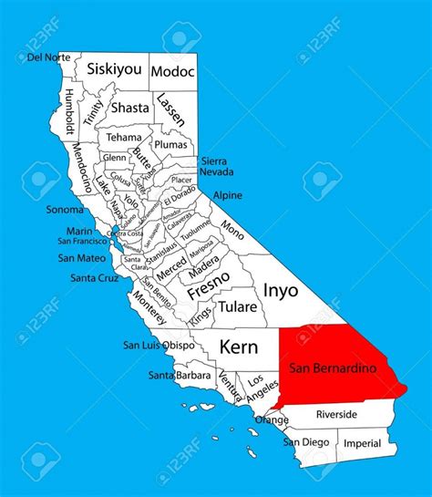 Map Of San Bernardino County California - Printable Maps