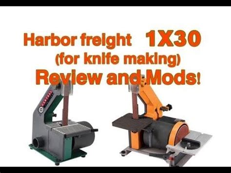 Harbor Freight 1x30 for knife making review and mods - YouTube | Knife ...