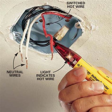 How to Hang a Ceiling Light Fixture | Family Handyman | Install ceiling light, Installing light ...