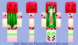 Watermelon Girl Minecraft Skin