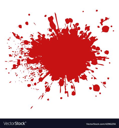 Drop pool blood splatter high quality Royalty Free Vector