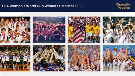 FIFA Women’s World Cup Winners List Since 1991 - ChampionPeoples