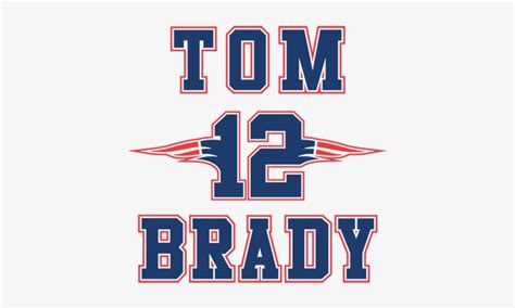 Tom Brady Number 12 Logo Transparent PNG - 420x480 - Free Download on ...