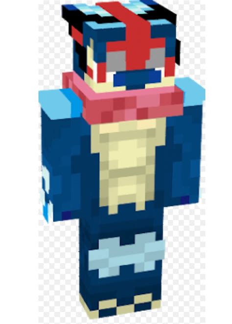 Ash-Greninja | Pokemon, All pokemon, Minecraft skins