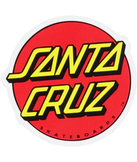 Shopping Cart | Zumiez | Santa cruz stickers, Santa cruz, Santa cruz logo