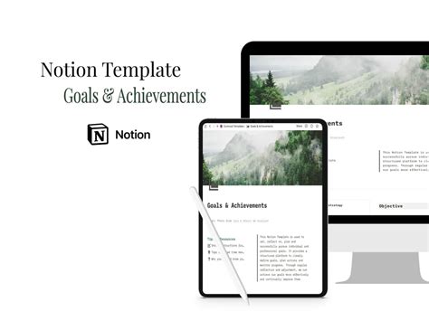 Notion Template - Goals and Achievements