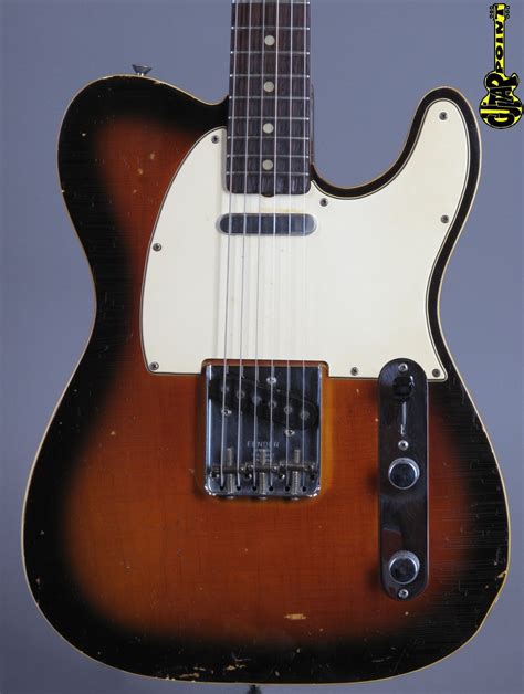 1967 Fender Telecaster Custom – 3-Tone Sunburst – GuitarPoint