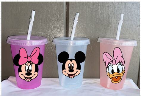 Disney Kids Cups Color Changing Cups Mickey and Friends | Etsy