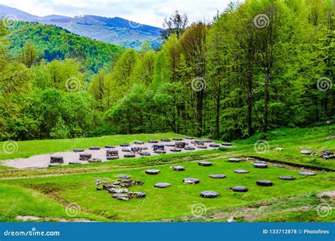 Ruins of Ancient Temple at Sarmizegetusa Regia, Transylvania, Romania ...