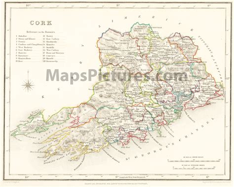 County Cork Ireland - Map 1837