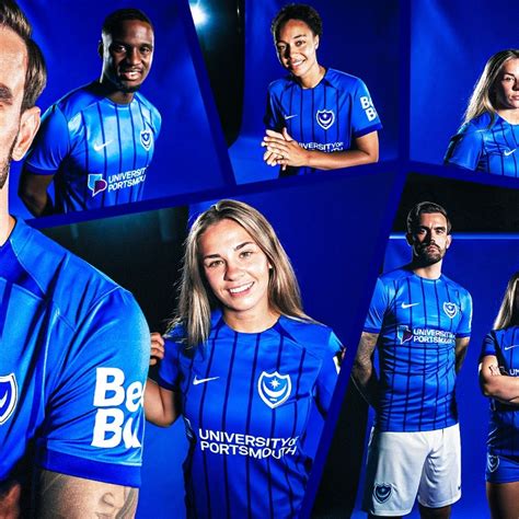 Portsmouth FC 2024-25 Home Kit