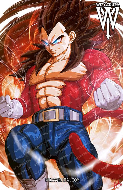 vegeta ssj4 by wizyakuza on DeviantArt