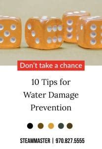 Water Damage Prevention and 10 tips | SteamMaster 970.827.5555