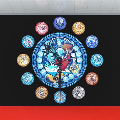 Kingdom Hearts launches 15th anniversary ‘Memorial Stained Glass Clock ...