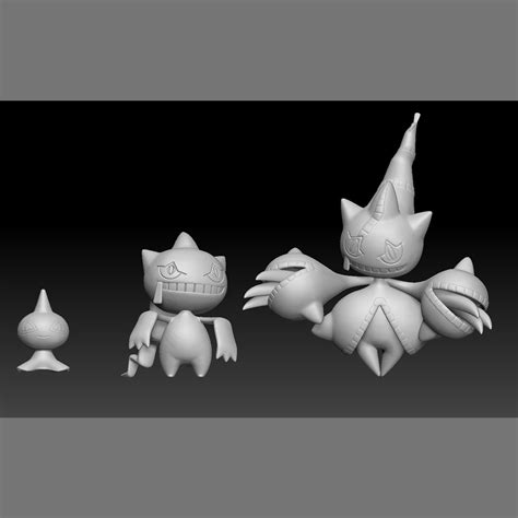 STL file Pokemon Shuppet Banette Mega Evolution・Model to download and ...