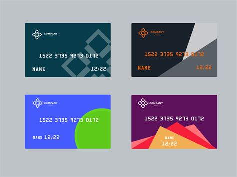 Plastic cards by Zura on Dribbble