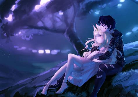 Embraced And Endeared Anime Couple 4k, HD Anime, 4k Wallpapers, Images, Backgrounds, Photos and ...