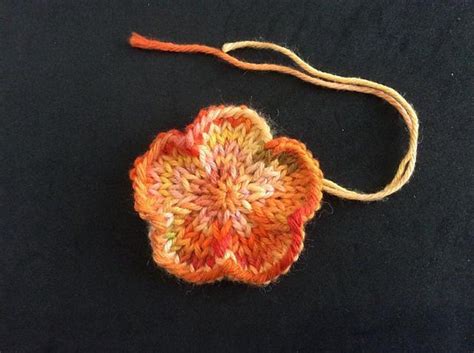 Basic knitted flower Knitting pattern by Adeline Too | LoveCrafts ...