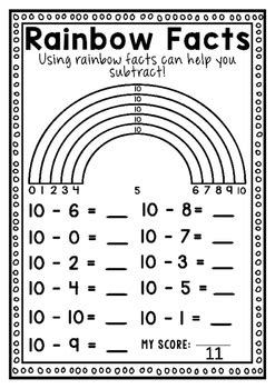 Rainbow Facts | Worksheet by Mrs Edgar | TPT