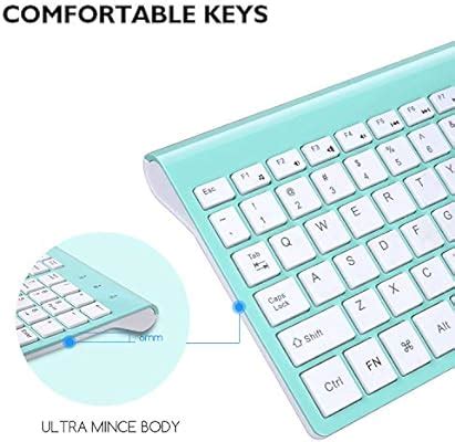 Notebook Laptop Computer Cimetech Compact Full Size Wireless Keyboard and Mouse Set 2.4G Ultra ...