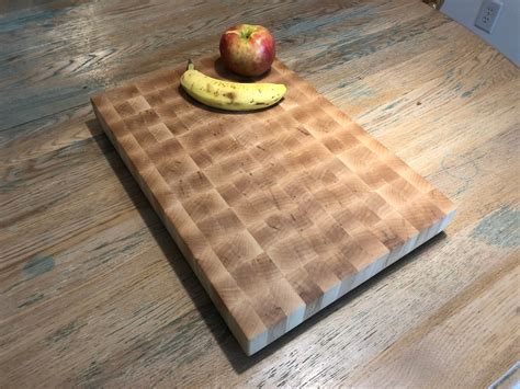 Hard Maple End Grain Cutting Board | Etsy