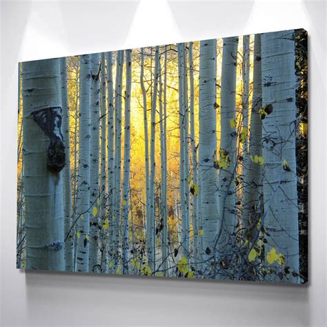 Birch Tree Wall Art Birch Tree Art Canvas Print Painting On | Etsy