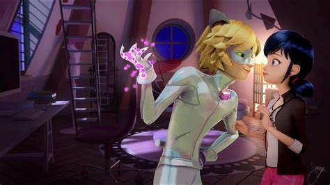 Chat Blanc in Marinette's room [Miraculous LadyBug Speededit] - YouTube