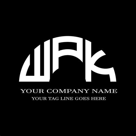 WPK letter logo creative design with vector graphic 8653860 Vector Art ...