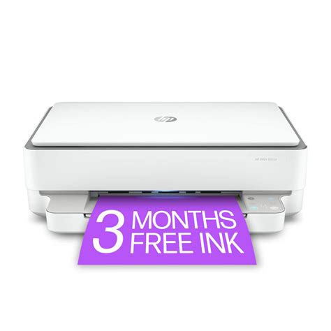 HP – ENVY 6055e Wireless Inkjet Printer with 6 months of Instant Ink Included with HP+ – White ...