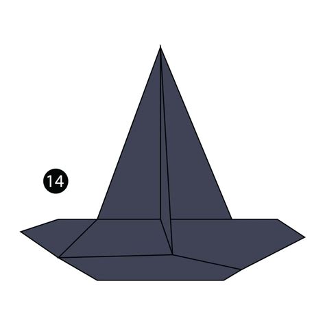 How to Make an Easy Origami Witch Hat | Origami witch, Origami easy, Witch hat