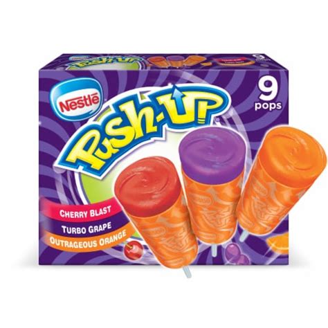 Nestle® Push Up Cherry Orange Grape Variety Pops, 9 ct - Baker’s