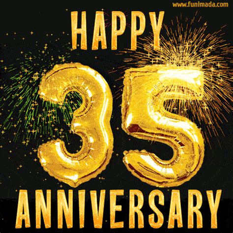 Happy 35th Anniversary GIFs | Funimada.com