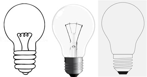 20 Easy Light Bulb Drawing Ideas - How To Draw A Bulb