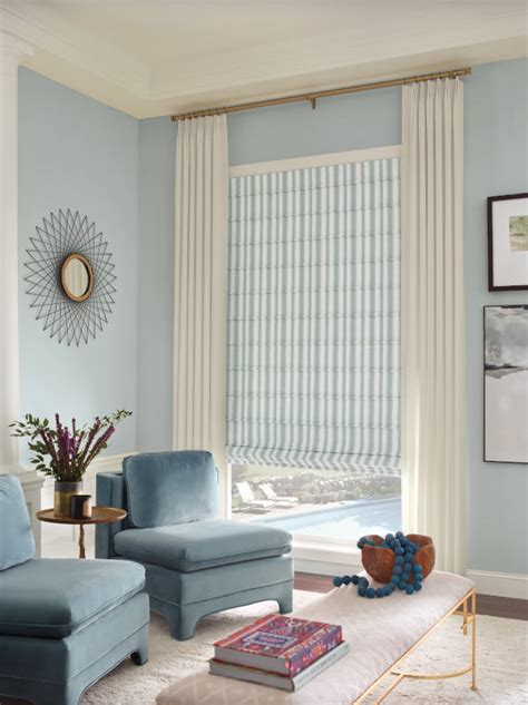 Motorized Roman Shades NYC | Horizon Window Treatments