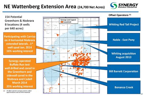 Synergy Resources Horizontal Program Driving Up Revenues and Production ...