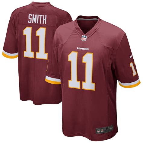 Nike Alex Smith Washington Redskins Burgundy Game Jersey