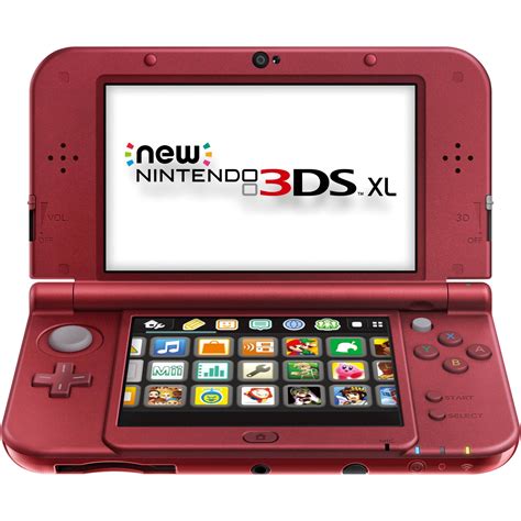 Nintendo 3DS XL Handheld, Red - Walmart.com