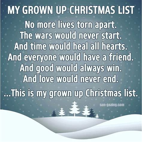 My Grown Up Christmas List Pictures, Photos, and Images for Facebook, Tumblr, Pinterest, and Twitter