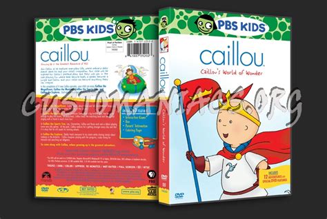 Caillou's World of Wonder dvd cover - DVD Covers & Labels by ...