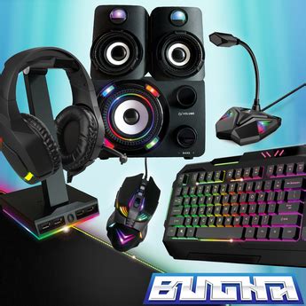 Bugha exclusive one-handed LED gaming keyboard for PC | let go & have fun