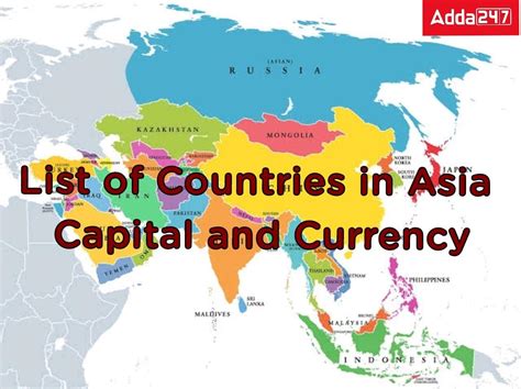 Asian Countries List- How Many Country in Asia