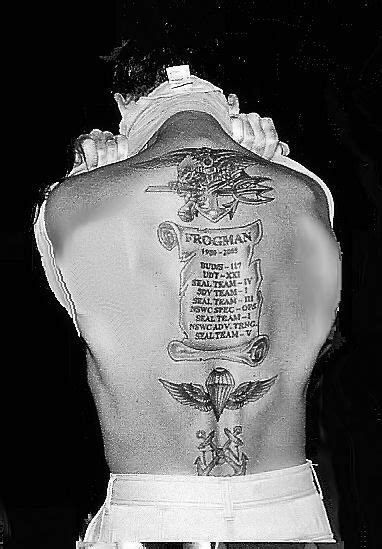 A "BONE FROG" REMEMBERING OUR FALLEN NAVY SEAL BROTHERS! Tattoo | Military tattoos, Naval ...