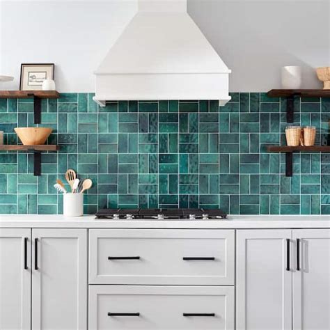 Green Subway Tile Kitchen Backsplash – Things In The Kitchen