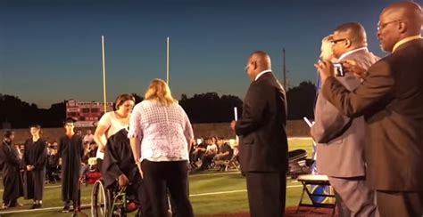 Student Surprises Classmates By Walking During Graduation