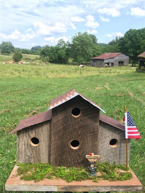 Barn Birdhouse bird-barn - Etsy