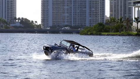 WaterCar Panther goes from highway to waterway in seconds