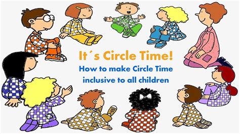 It's Circle Time! How to make circle time inclusive for all children. - YouTube