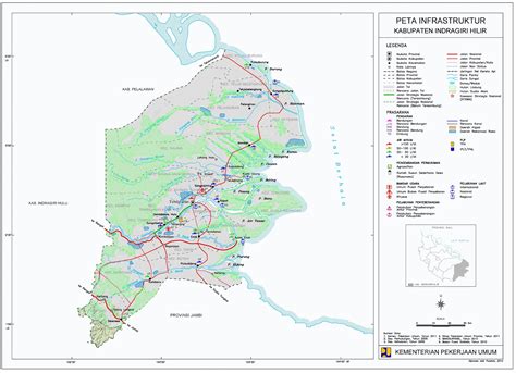Peta Kabupaten Indragiri Hilir