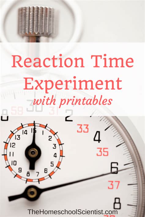 Reaction Time Experiment - The Homeschool Scientist